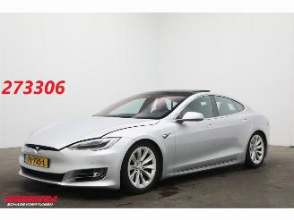 Voiture accidenté Tesla Model S 100D Pano Schuif/kantel Clima Navi Memory Leder SHZ LrHZ Cruise Camera PDC 2018/11