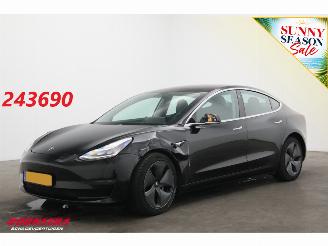 krockskadad bil auto Tesla Model 3 Long Range AWD 75 kWh Bed.Fahrbereit! ACC Navi Clima Memory Leder SHZ Camera PDC 2019/3