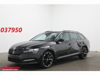 damaged passenger cars Skoda Superb Combi 2.0 TDI 200 PK DSG Sportline 4X4 LED ACC Memory Virtual Camera LRHZ SHZ 2023/8