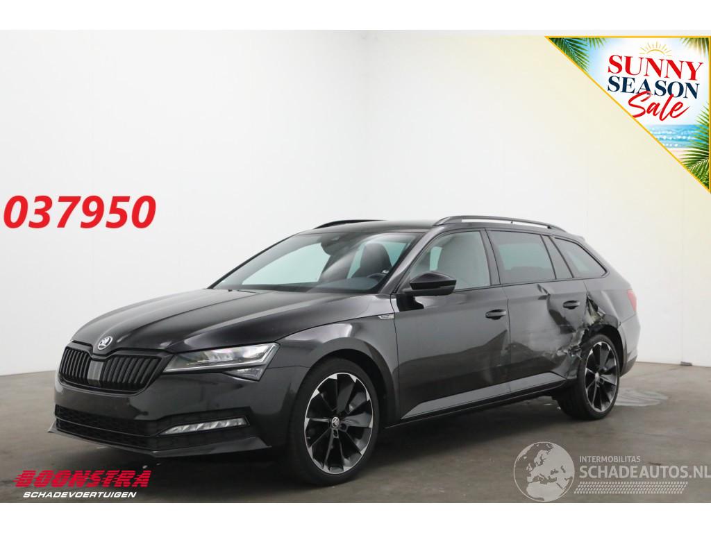 Skoda Superb Combi 2.0 TDI 200 PK DSG Sportline 4X4 LED ACC Memory Virtual Camera LRHZ SHZ