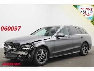 Unfallwagen Mercedes C-klasse Estate 300 e Business Solution AMG ACC Navi Clima Apple/Android Camera PDC AHK 2020/11
