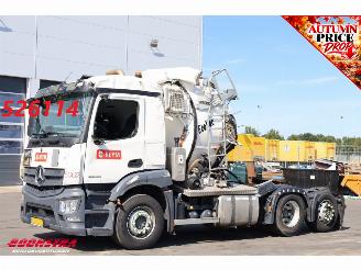 dañado camiones Mercedes Actros 2543 LS 6X2 Koks EcoVac Euro 6 124.445 Km!! 2021/11