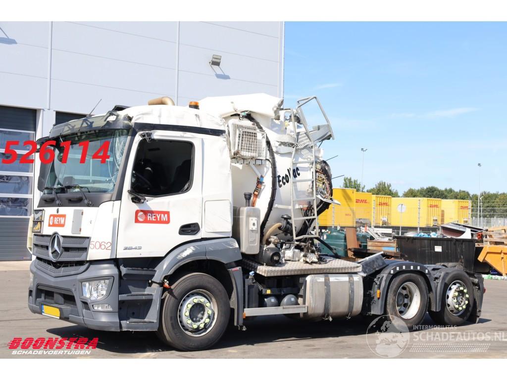 Mercedes Actros 2543 LS 6X2 Koks EcoVac Euro 6 124.445 Km!!