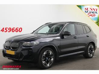 skadebil auto BMW iX3 M Sport 80 kWh H/K HUD Pano Schuif/kantel ACC Navi Clima Leder Memory SHZ Camera 360° PDC 2022/9