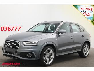 krockskadad bil auto Audi Q3 2.0 TFSI S-Tronic quattro Pro S-Line Cruise Navi Clima Leder SHZ Bluetooth PDC 2014/7