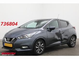 damaged passenger cars Nissan Micra 0.9 IG-T N-Connecta Cruise Navi Clima Bluetooth 2019/5