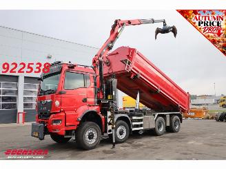 uszkodzony ciężarówki MAN TGS 43.510 8X8 Widespread Palfinger Q170Z84TI Kran 62.358 km!! 2024/1