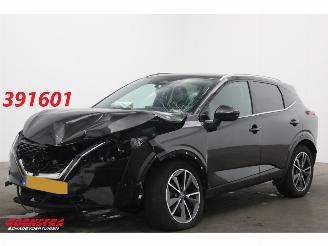skadebil auto Nissan Qashqai 1.3 MHEV Xtronic Business Executive ACC Navi Clima SHZ LrHZ Leder Memory Apple/Android Camera PDC 2024/2