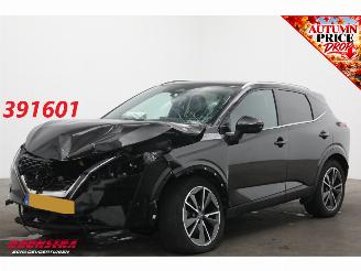 Vaurioauto  passenger cars Nissan Qashqai 1.3 MHEV Xtronic Business Executive ACC Navi Clima SHZ LrHZ Leder Memory Apple/Android Camera PDC 2024/2