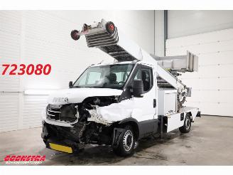 Vaurioauto  commercial vehicles Iveco Daily 35S14 Böcker LAK-A11 30m ladderlift PTO Airco Cruise 2024/7
