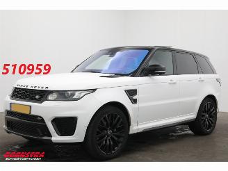 Auto incidentate Land Rover Range Rover sport 5.0 V8 Supercharged SVR Pano 360° HUD Memory Meridian SHZ LrHZ Carbon 2015/2
