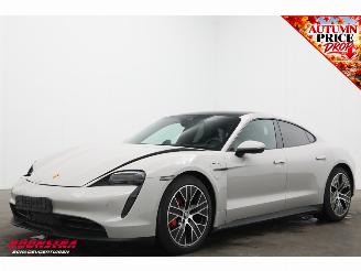 Schadeauto Porsche Taycan 93.4 kWh Perf.Bat.+ Chrono Pano ACC PASM Bose 360° Memory Chalk 2023/1