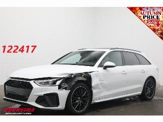 krockskadad bil auto Audi A4 Avant 35 TFSI S-Tronic S-Line Pano ACC Virtual Memory Leder Navi Apple/Android Camera PDC 2024/12