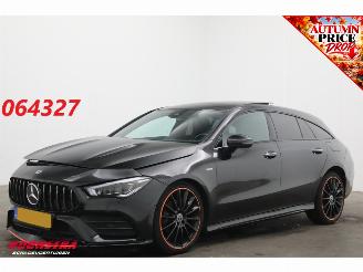 damaged passenger cars Mercedes Cla-klasse 180 Facelift AMG Orange Edition Pano SHZ Camera Burmester 2019/10