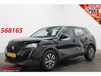 krockskadad bil auto Peugeot 2008 1.2 PureTech Active Cruise Apple/Android PDC Airco 2022/4