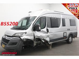 Vaurioauto  campers Possl  Roadcruiser 640 2.2 M.Jet Luifel Fietsendrager Dwarsbed Cruise Camera Airco 2017/4