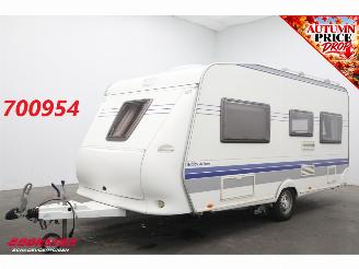 krockskadad bil caravan Hobby  De Luxe 460 UFE Mover Luifel Fietsendrager Lengtebed Middenkeuken 2007/7