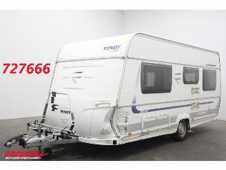 krockskadad bil caravan Fendt  SAPHIR 445 Mover Luifel Lengtebed Middenkeuken Rondzit 2014/3