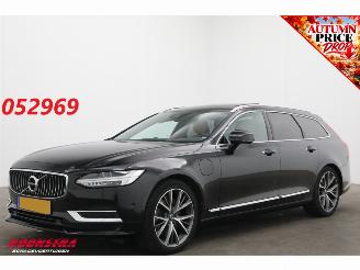 Unfallwagen Volvo V-90 2.0 T8 AWD Inscription Pano LED ACC HUD B&W Camera SHZ AHK 2017/12