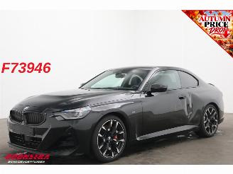 uszkodzony samochody osobowe BMW 2-serie Coupé 218i M Sport HUD ACC Navi Virtual Apple/Android Leder SHZ LrHZ 360° PDC 2025/10