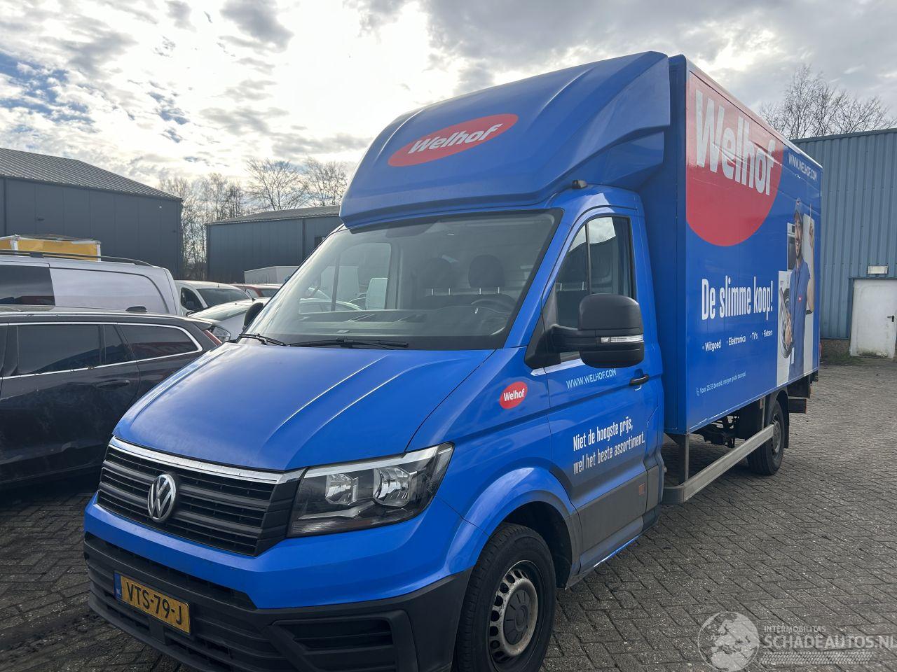 Volkswagen Crafter 2.0 TDI  Automaat Bakwagen met Laadklep.    (  Motorschade )