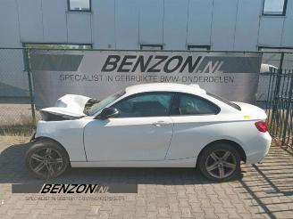 Vrakbiler auto BMW 2-serie 2 serie (F22), Coupe, 2013 / 2021 218i 1.5 TwinPower Turbo 12V 2016/9