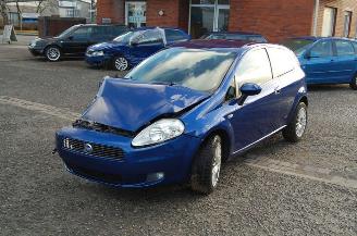 Auto da rottamare Fiat Grande Punto Blau 599/A Slooponderdelen Deur Achterklep Achterbumper 2007/10
