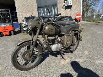Vaurioauto  motor cycles Maico M250 S/1 BLIZZARD 1955/7