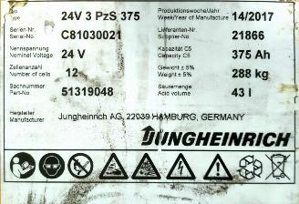 Jungheinrich  ERE 225 Elektrische palletwagen met lader picture 11