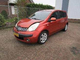 krockskadad bil auto Nissan Note 1.4 Clima Radio/CD 2006/11