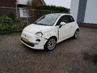 Auto incidentate Fiat 500 Twin Air Navi Airco Panodak 2011/10