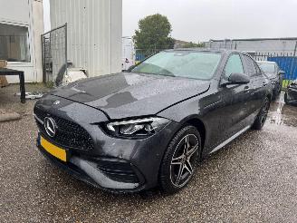 Voiture accidenté Mercedes C-klasse 300 e AMG Line 2022/8