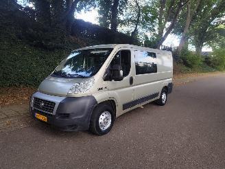 krockskadad bil bedrijf Fiat Ducato FIAT DUCATO 2.3 , 6 PERSOONS MULTICAB  AIRCO !!! 2012/2