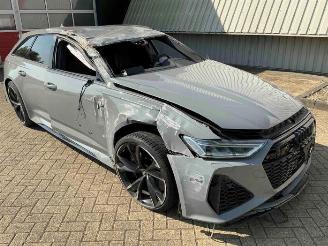 Coche siniestrado Audi Rs6 RS 6 Avant (C8), Combi, 2019 4.0 V8 TFSI Mild Hybrid 32V 2020/10