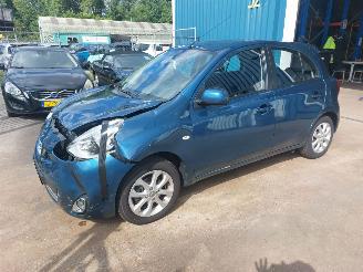 krockskadad bil auto Nissan Micra Micra (K13) Hatchback 1.2 12V DIG-S 2014/10