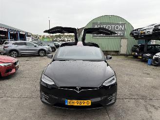krockskadad bil auto Tesla Model X 100D 307KW Clima Navi Pano AWD NAP 2017/11