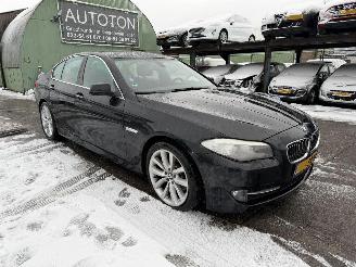 Vaurioauto  passenger cars BMW 5-serie 523I 150KW Autom. Clima Navi Xenon Leer High Executive NAP 2010/6