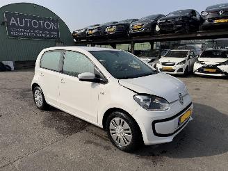 Vaurioauto  passenger cars Volkswagen Up! 1.0 44KW Move Up Airco 5-Drs Bleumotion NAP 2012/12