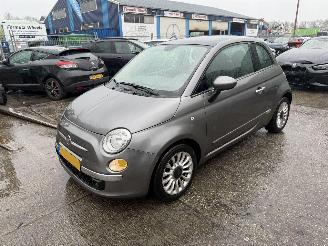 Schadeauto Fiat 500 0.9 Twinair 63KW Pano Airco Lounge NAP 2013/5