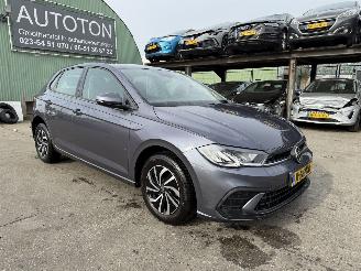 skadebil auto Volkswagen Polo 1.0 TSI 70KW Airco Life Led 5-Drs NAP 2021/12