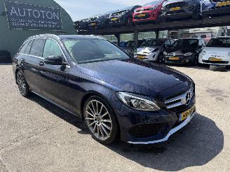 Damaged car Mercedes C-klasse 180 Autom. 115KW AMG Sport Edition Clima Navi Led Xenon NAP 2017/1