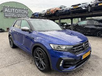 krockskadad bil auto Volkswagen T-Roc R 2.0 TSI 300PK DSG 4-Motion Pano Clima Navi Led Leer Akrapovic 2020/10