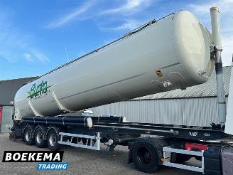 Vaurioauto  trailers LAG  O-3-TI Kipsilo 63000L 2022/6