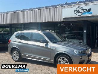 Damaged car BMW X3 35d XDrive 313PK M-Sport Automaat F1 Panorama Lane-Ass Trekhaak 2013/7