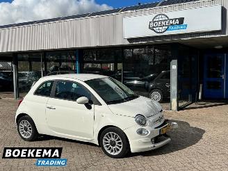 damaged passenger cars Fiat 500 0.9 TwinAir Turbo Popstar Airco Blue & My 2017/11
