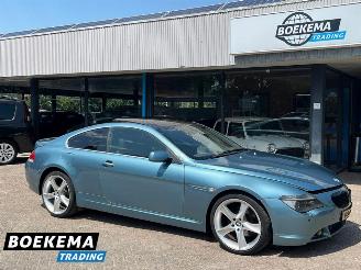 Schadeauto BMW 6-serie 630i Pano Navi HUD Climate Cruise PDC 2004/6