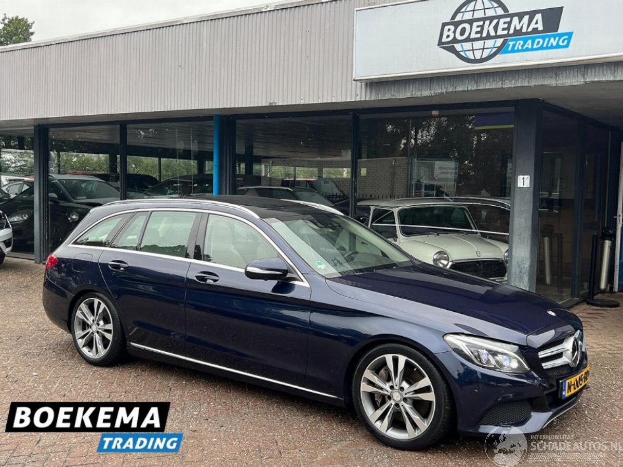 Mercedes C-klasse 350e Panorama HUD Burmester Leer Memory Navi Camera