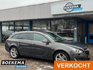 Schadeauto Opel Insignia 1.6 T Business+ 170PK Leer Navi Climate Stoelverw. PDC 2015/4