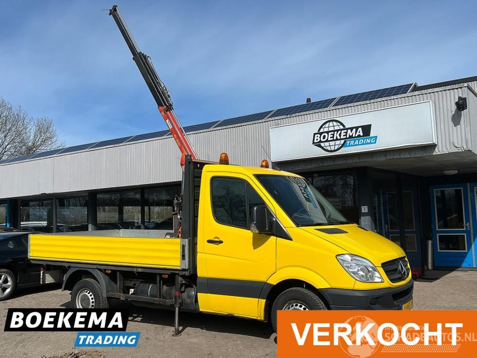 Mercedes Sprinter 316 Benzine! Palfinger Kraan Airco Automaat Open-Laadbak