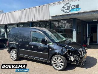 krockskadad bil bedrijf Volkswagen Caddy 2.0 TDI 140PK DSG Navigatie Half-Leer Climate Cruise 2011/4